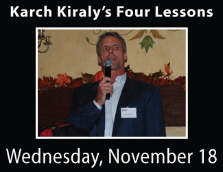 Lessons learned from Karch at Fall Classic