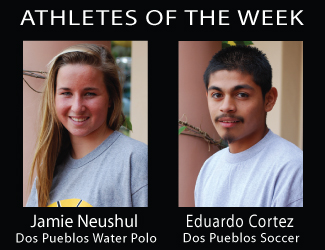 ATHLETES OF THE WEEK: Jamie Neushul and Eduardo Cortez