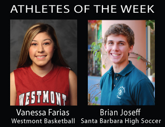 ATHLETES OF THE WEEK: Brian Joseff and Vanessa Farias