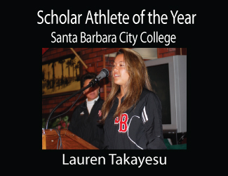 SBCC SCHOLAR ATHLETE OF THE YEAR: Lauren Takayesu