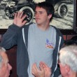 Blake Wands, a senior captain for Cate's boys soccer team,  is introduced at Monday's luncheon.