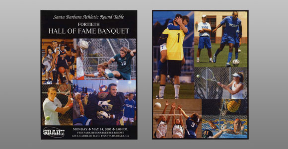 Santa Barbara Athletic Round Table 2007 Hall of Fame Banquet Cover Santa Barbara Athletic Round Table 2010 Hall of Fame Banquet Cover