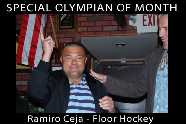 Special Olympian of the Month: Ramiro Ceja