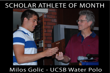Scholar Athlete of the Month: Milos Golic