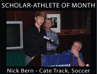 Scholar-Athlete of Month: Nick Bern